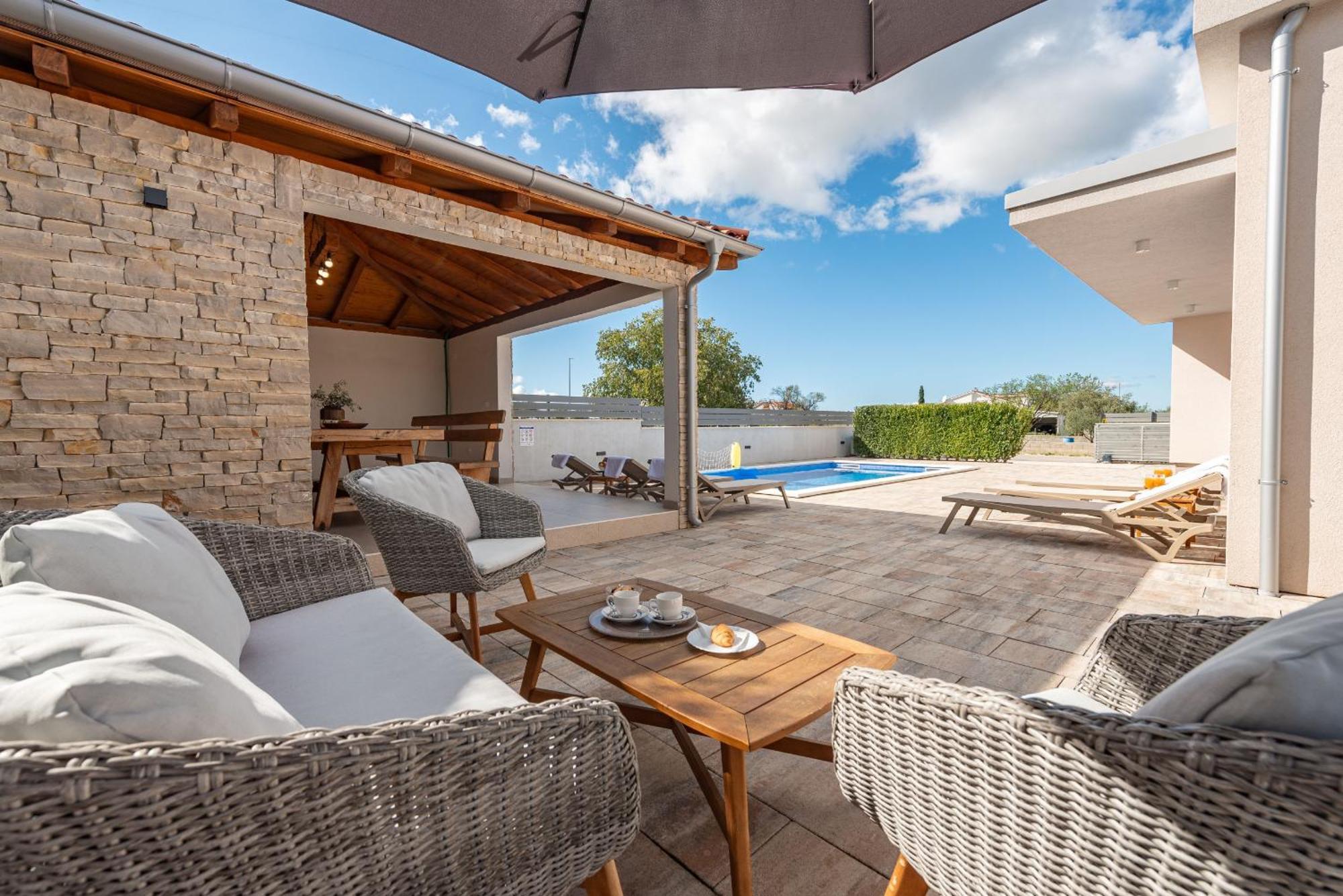Villa Dora Zadarvillas Murvica  エクステリア 写真